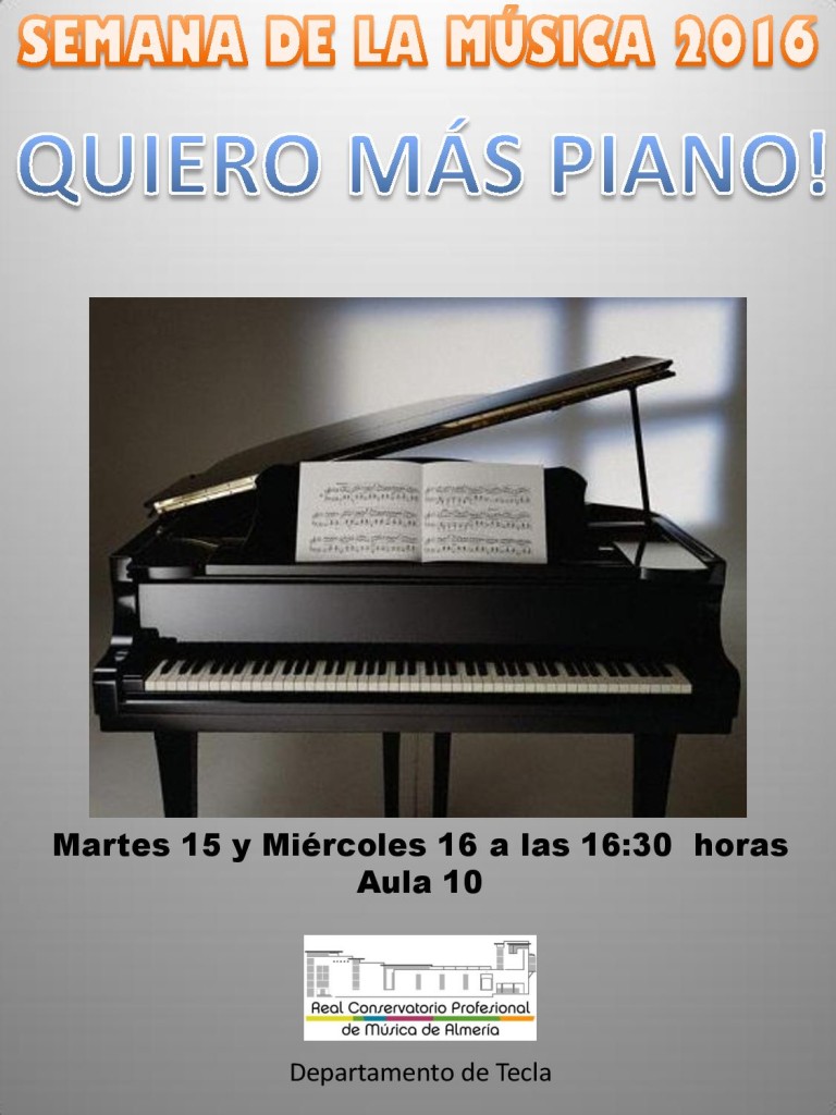 Sem Música 2016 M6-X3 - Quiero más piano