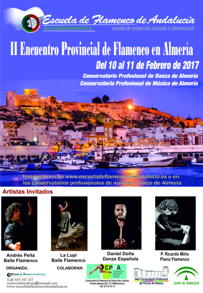 17-02-10 RCPMA+CDA+EFA II encuentro flamenco CARTEL